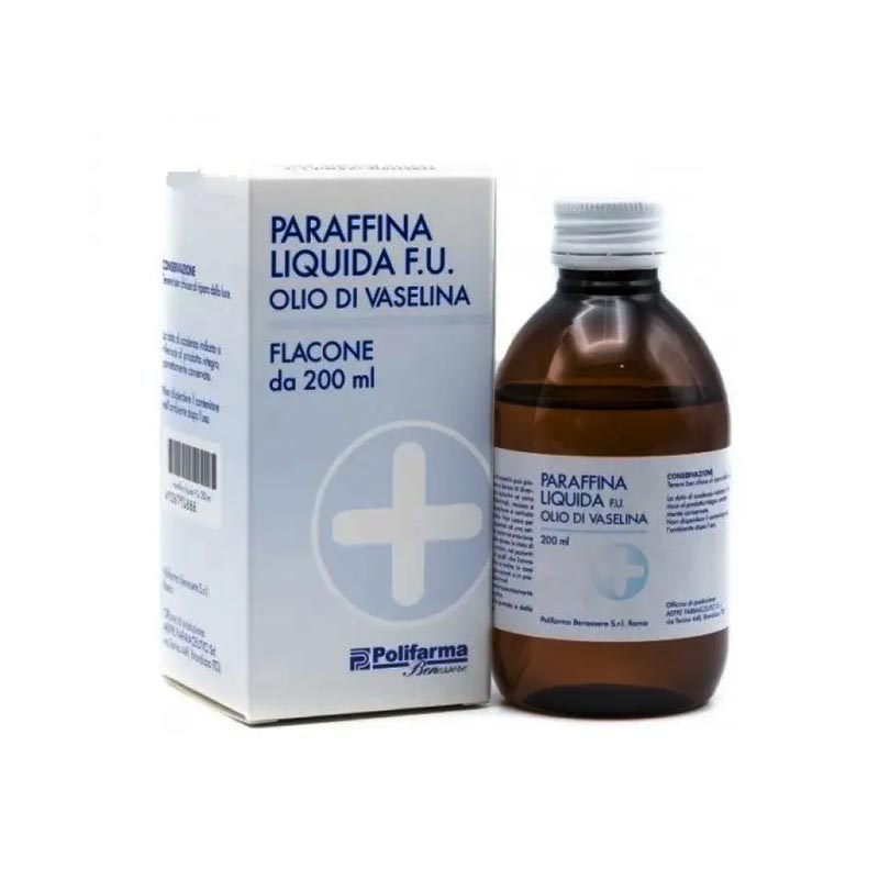 Polifarma Paraffina Liquida F.U. Olio di Vaselina 200 ml